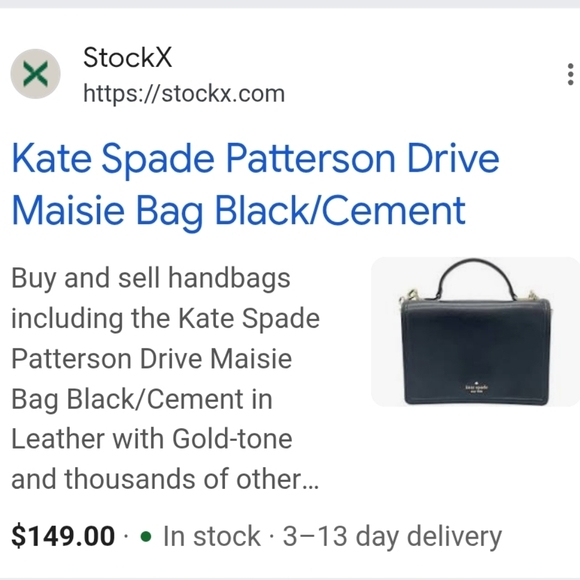 Kate Spade Patterson Drive Maisie Bag - Picture 11 of 12